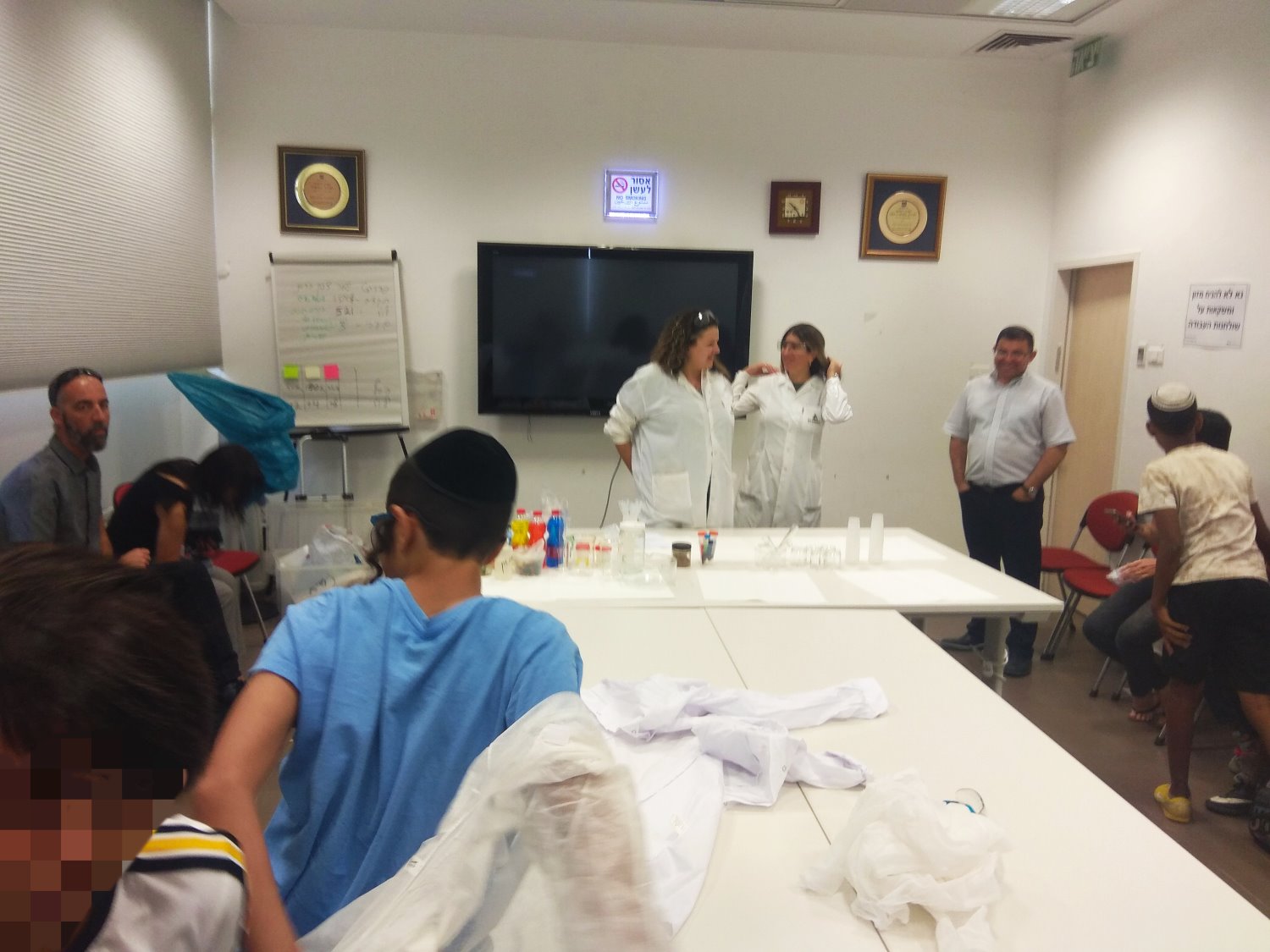 ילדי בית הספר מוריה במהלך "שיעור אחר לחיים" צילום באדיבות כיל 