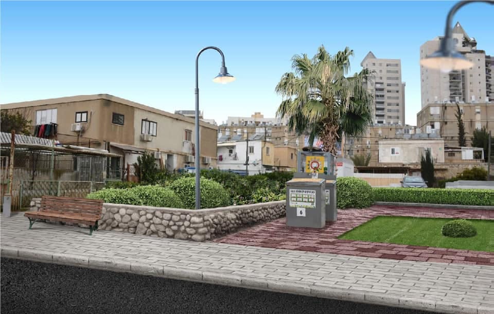 הדמיה של השיפוץ ברחוב כצנלסון באדיבות עיריית באר שבע 