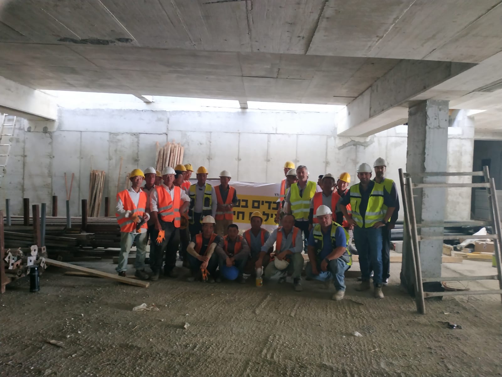 רענון נהלים לעובדים באתרי בנייה באדיבות: ארגון קבלני הנגב 