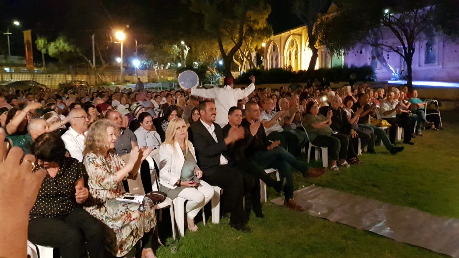 אירוע שירה במתחם מוזאוני הנגב. | צילום: יאיר נגיד