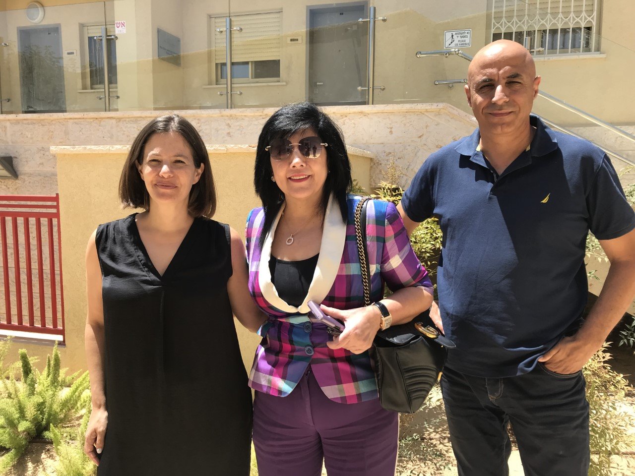 יאיר באר, ד&quot;ר לוצאטו ויעל דרומי | צילום: יח&quot;צ