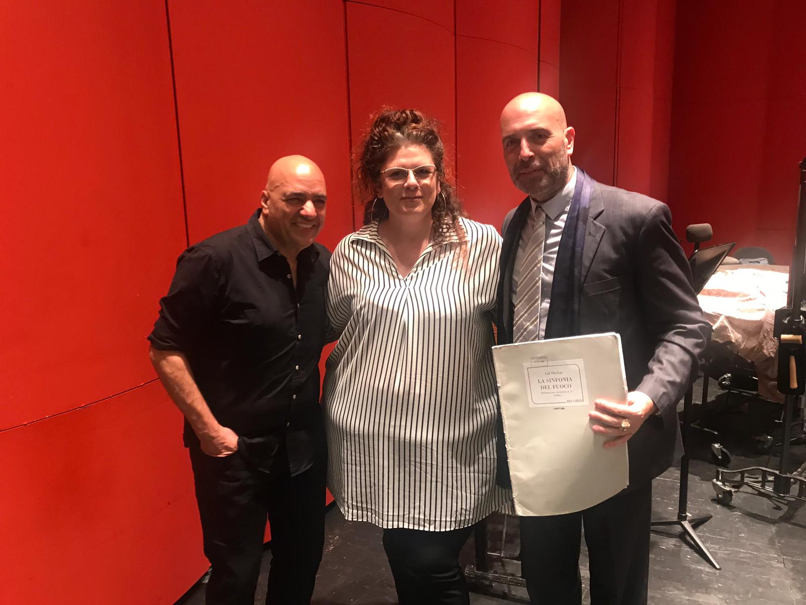 גיל שוחט, קלאודיה צובל ודני רובס | צילום: צבי תקשורת