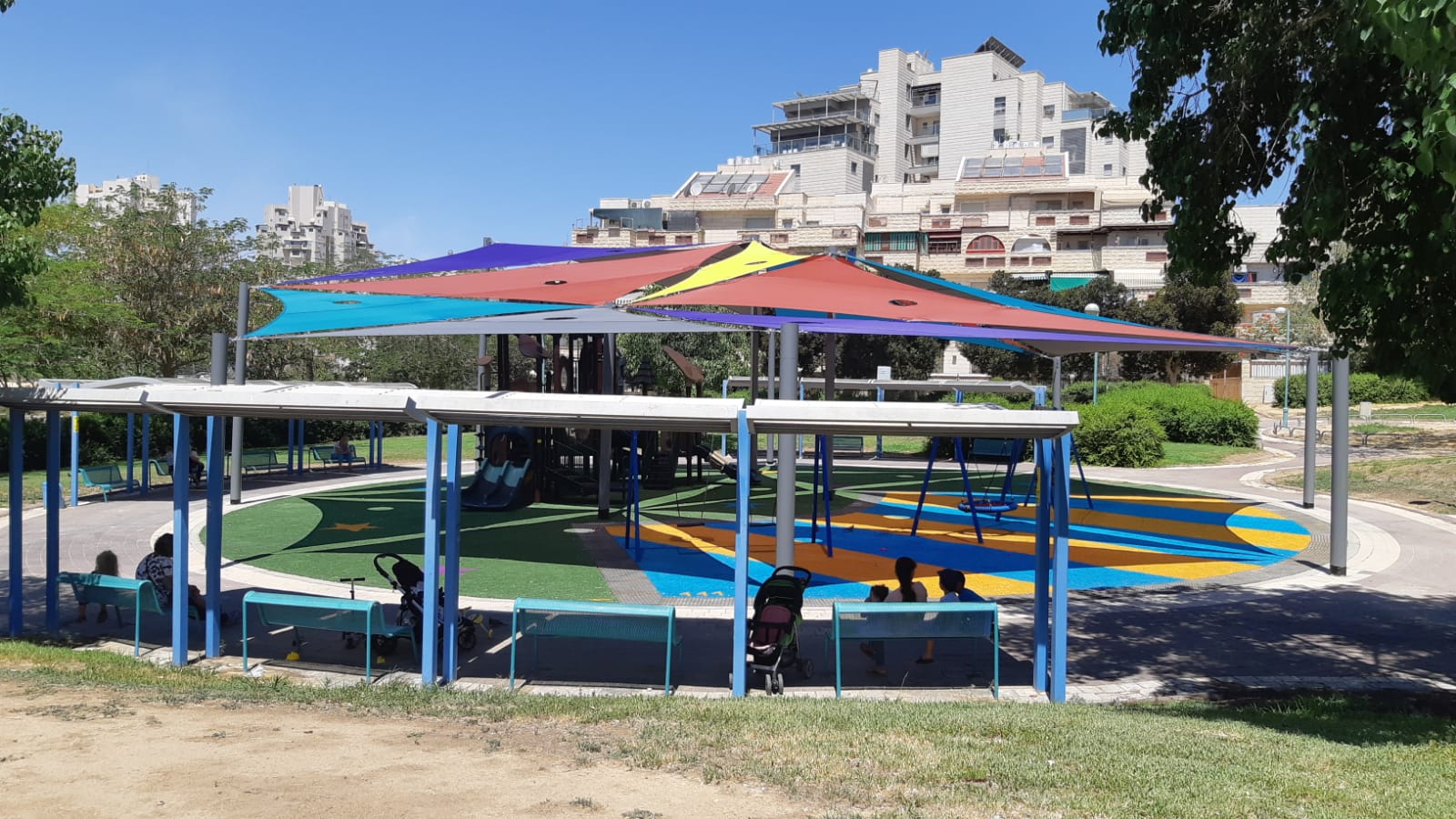 גן המשחקים המשודרג | צילום: באדיבות עיריית באר שבע
