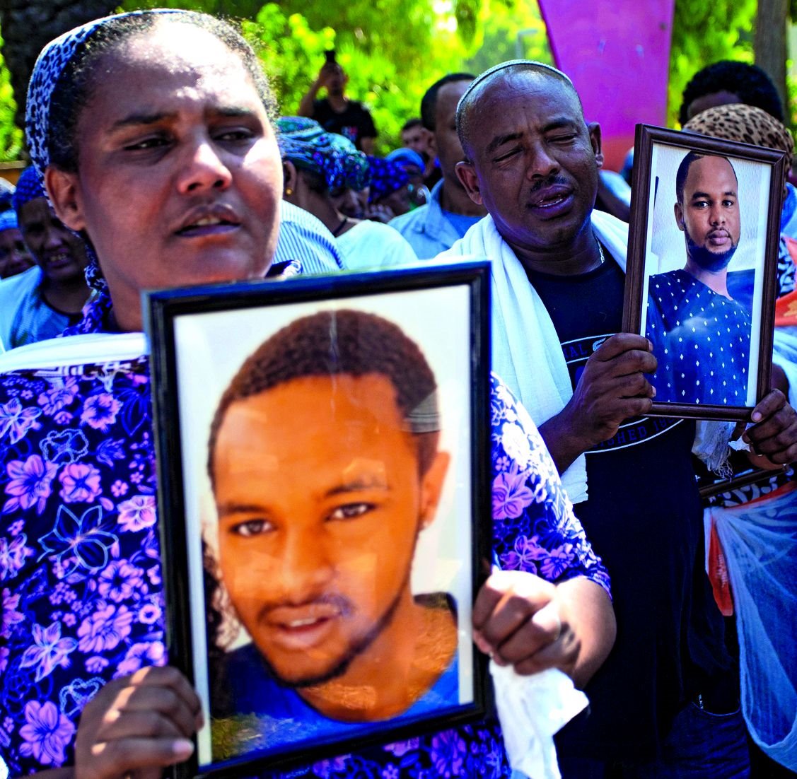 הוריו של סלמון טרה. צילום: גיל נחושתן