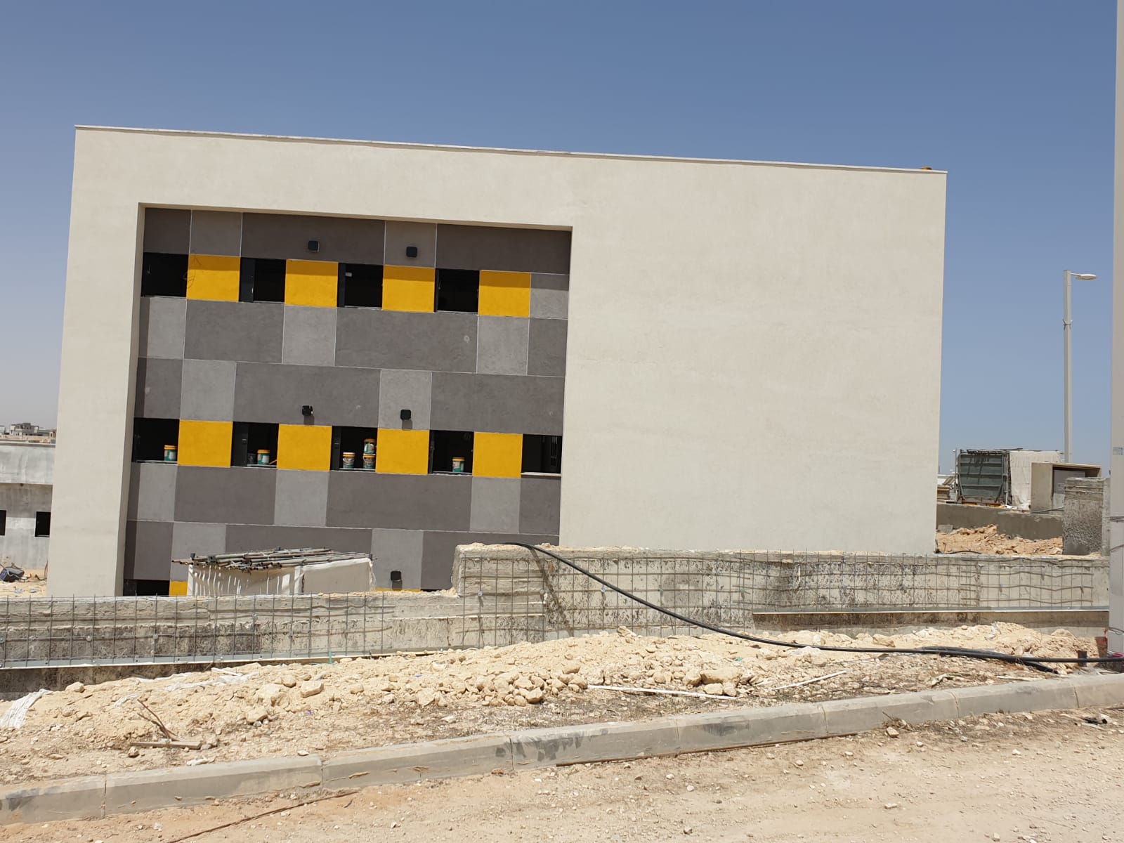 בית הספר בשלבי בנייה בימים אלה | צילום: באדיבות עיריית באר שבע