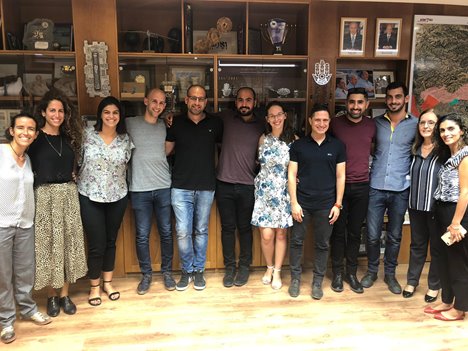 נציגי אגודות הסטודנטים עם דנילוביץ&#39;