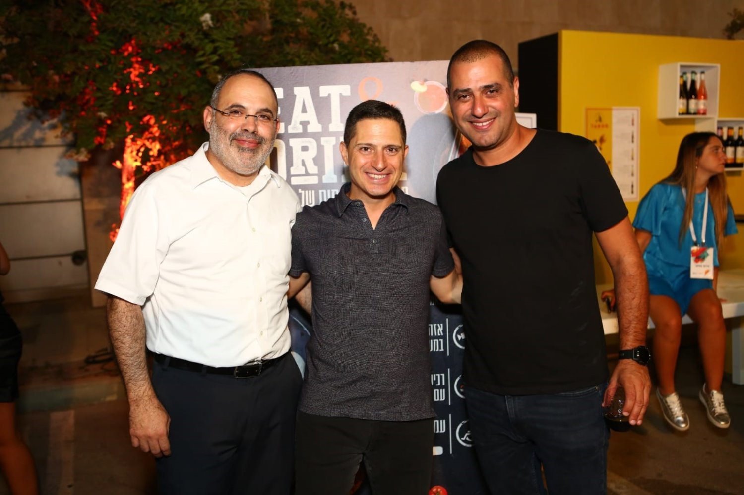 שלומי נומה, רוביק דנילוביץ&#39; ומשה מוריוסף | צילום: דיאגו מיטלברג