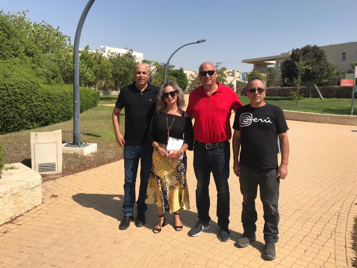 עמוס כץ, אבנר בן סניור, אביבה ברגל, יאיר באר | צילום: צבי תקשורת