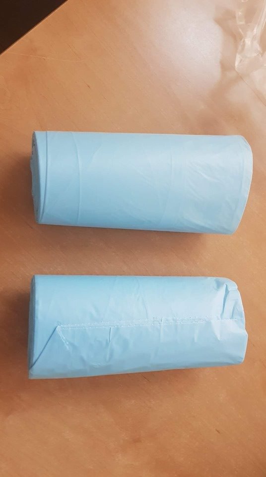 שקיות האשפה שחולקו לתושבים