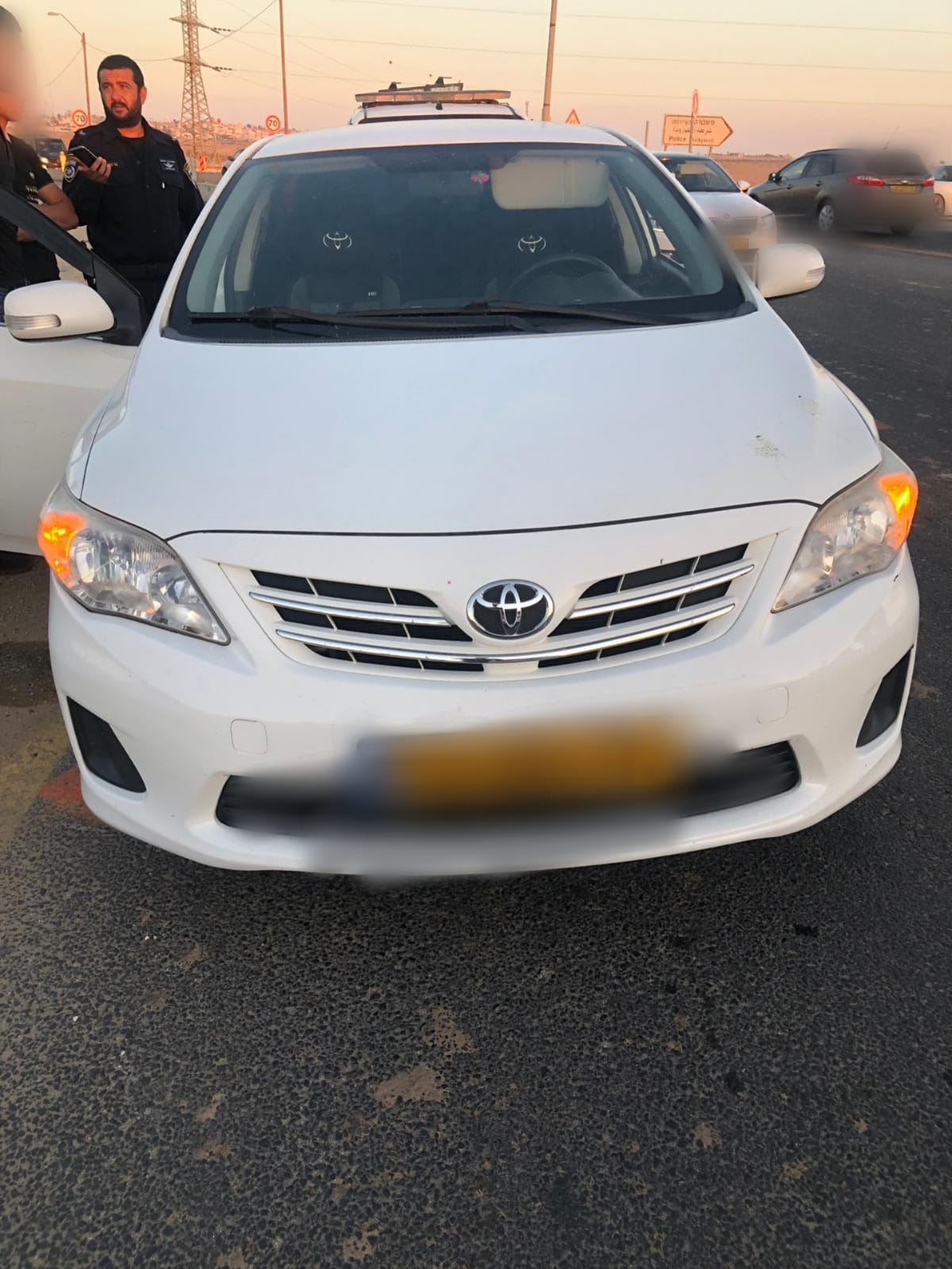 הרכב שנתפס על ידי המשטרה | צילום: דוברות המשטרה