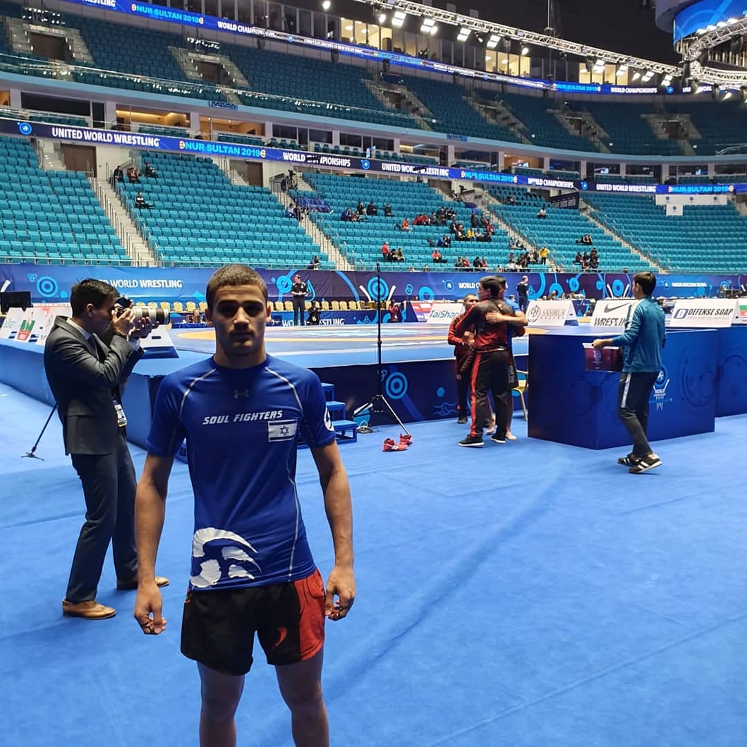 שלמה עשור באולם בקזחסטן (באדיבות המצולם)