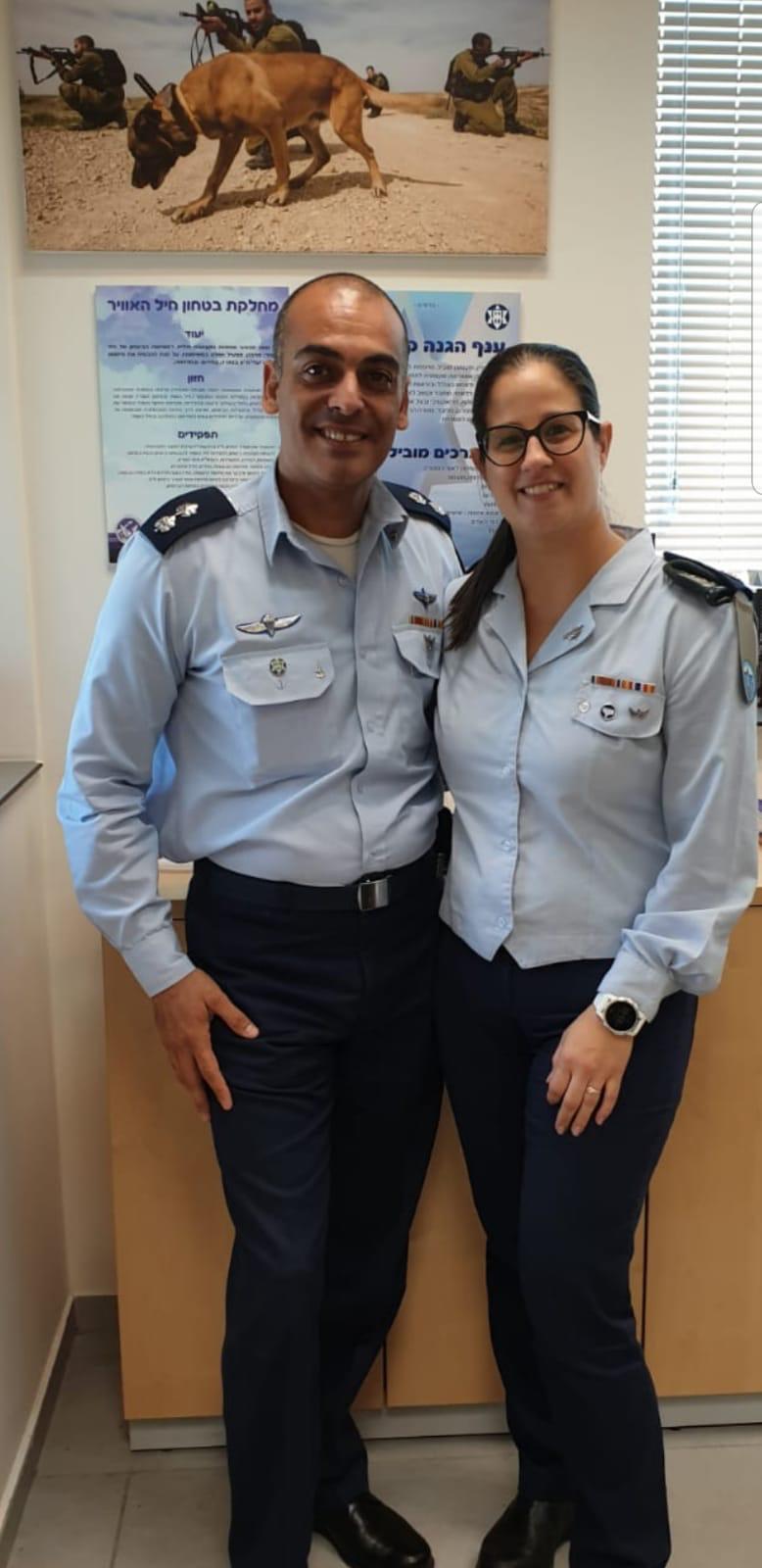 רס"ן שרית דדון וסא"ל אלעד דדון | צילום: דו"צ