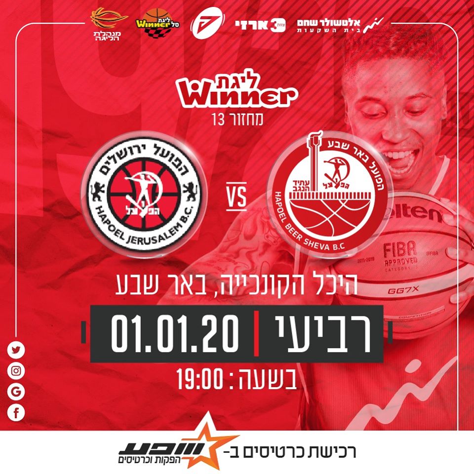 באדיבות הפועל "אלטשולר שחם" באר שבע בכדורסל