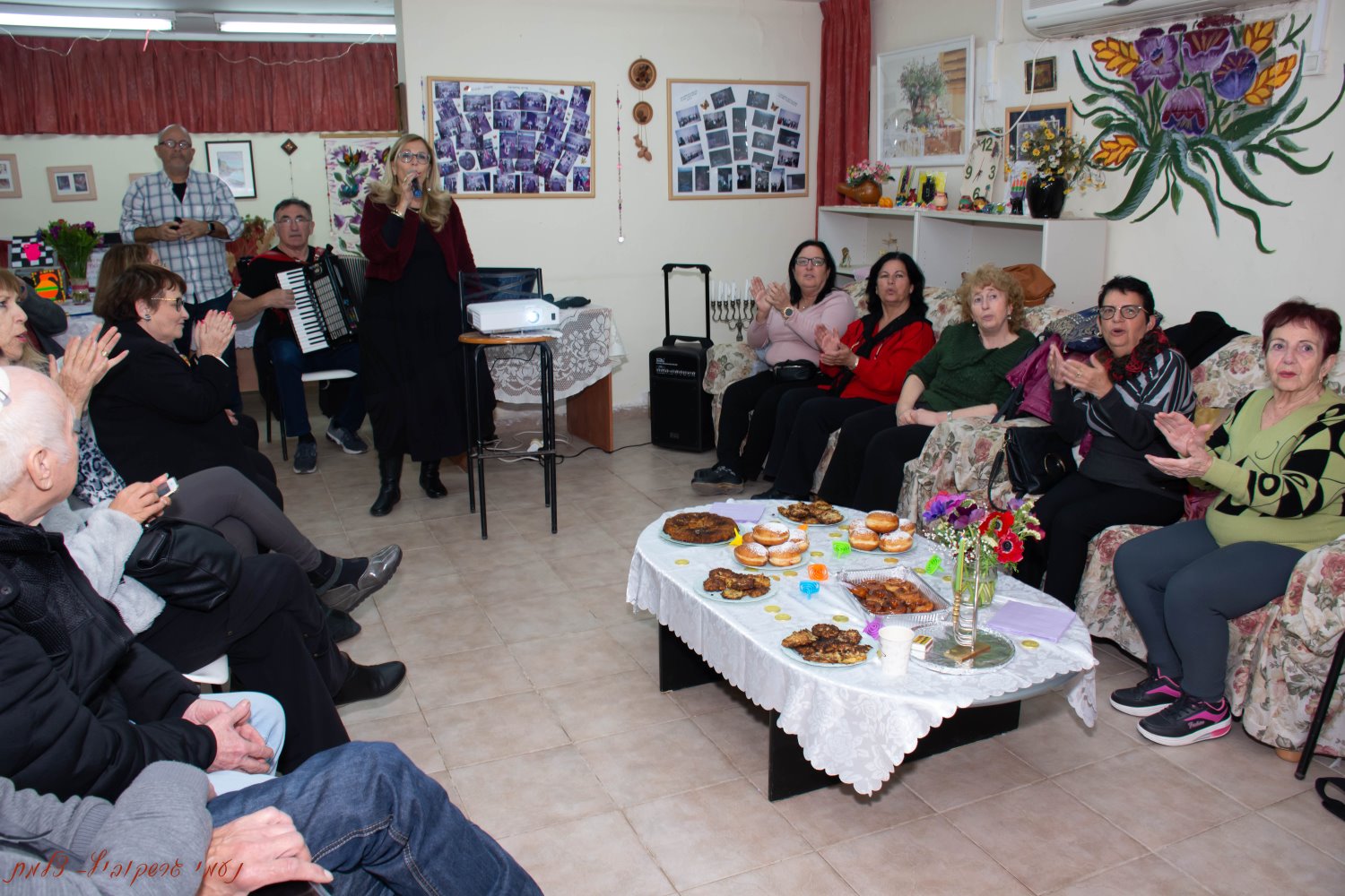 פעילות חנוכה בעמותה. צילום: נעמי גרשקוביץ