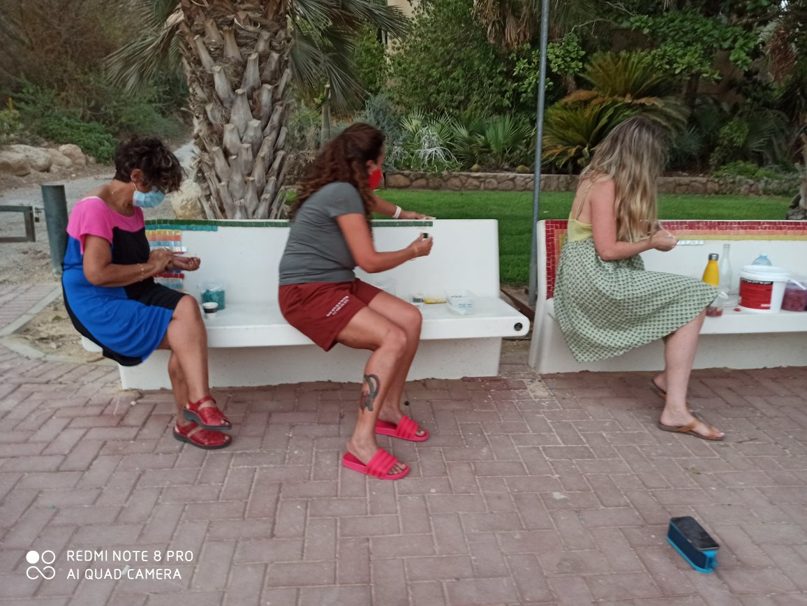 שדרוג המרחב הציבורי בקיבוץ עין גדי - צילום באדיבות יונית ורונן ארליך