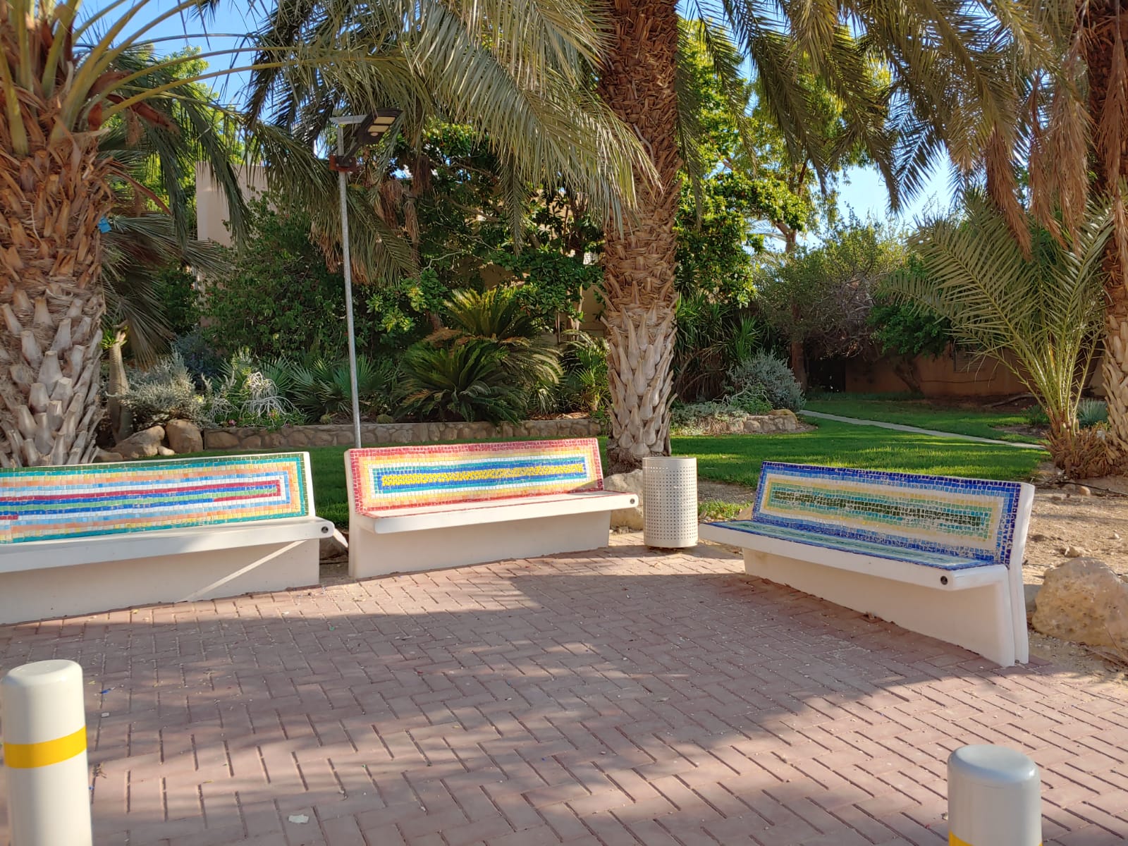 שדרוג המרחב הציבורי בקיבוץ עין גדי - צילום באדיבות יונית ורונן ארליך