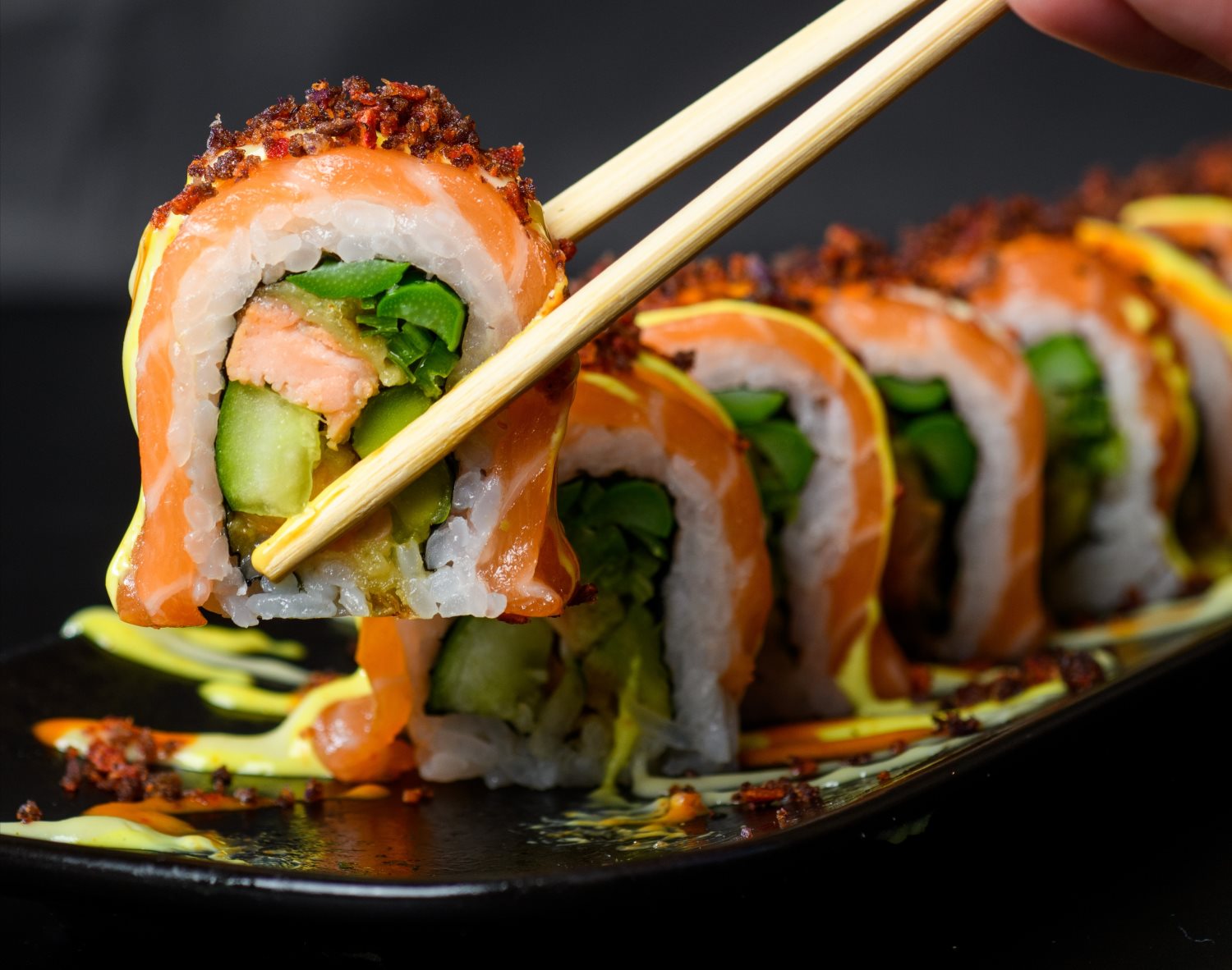 	 Purple salmon | צילום: מולי נעים