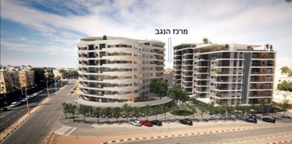 פרויקט ה'בלוק' הדמיה באדיבות אדריכלות - גושן אדריכלים בשיתוף קיקה בראז אדריכלים