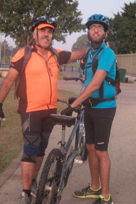 המתנדב יעקב ויטל בפעילות אתגרים, צילום פרטי