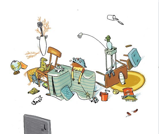 עומר הופמן, מתוך פרט מתוך הספר 'הסיפור על יואב ששלח את המשפחה שלו בדואר', 2019