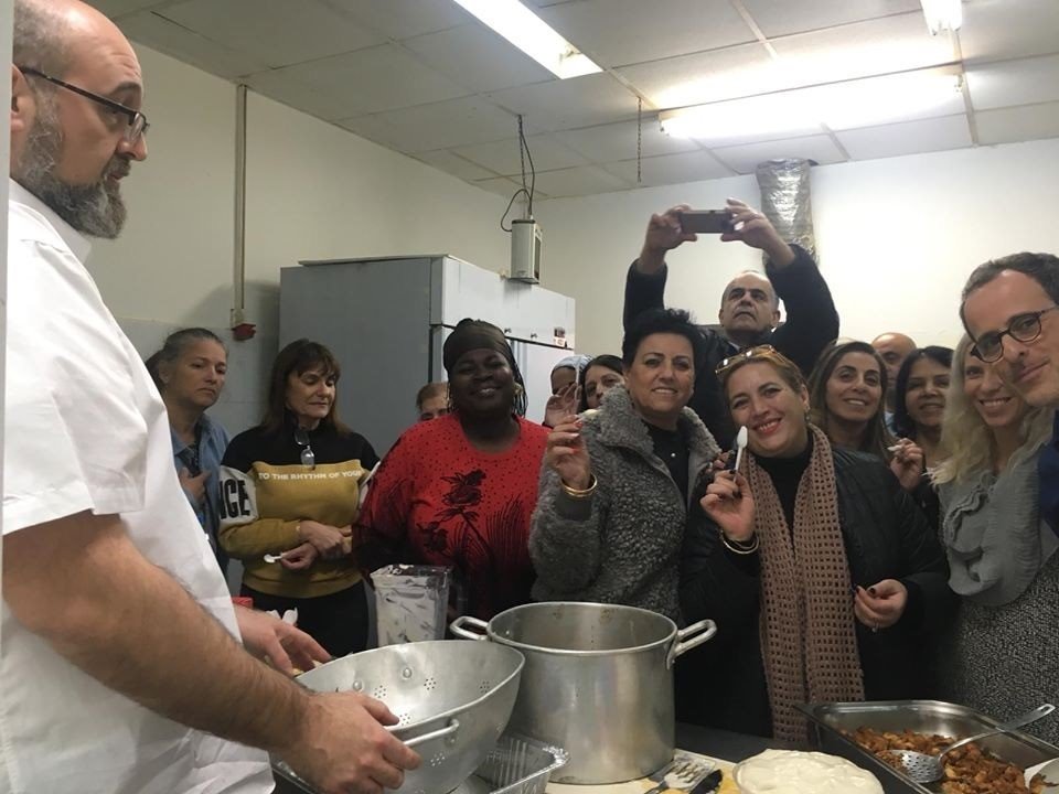 ג'ונתן דויטש מרצה על בזבוז אוכל. צילום באדיבות פדרצית מונטריאול