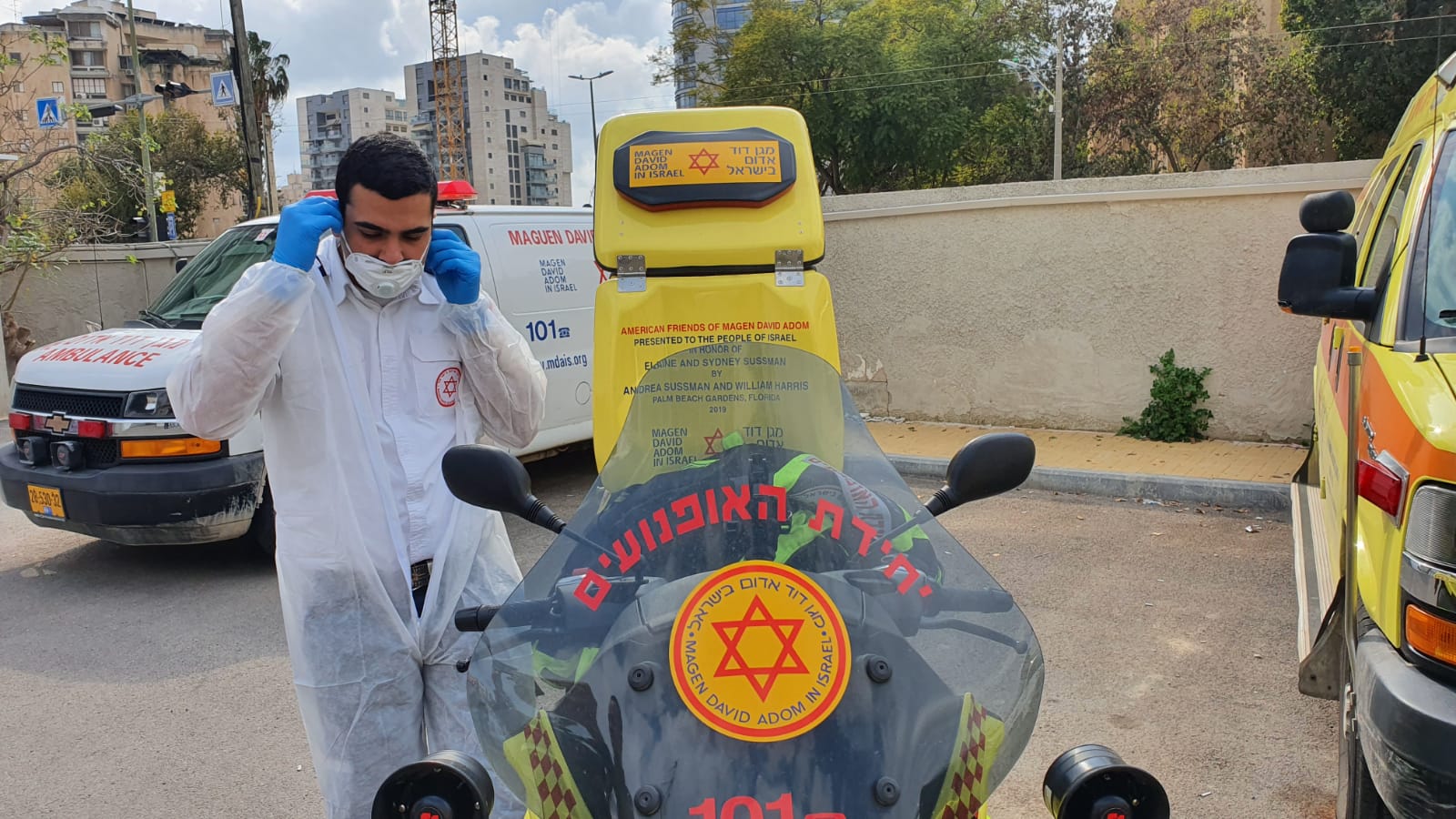 קורונה בישראל. צילום: דוברות מד"א