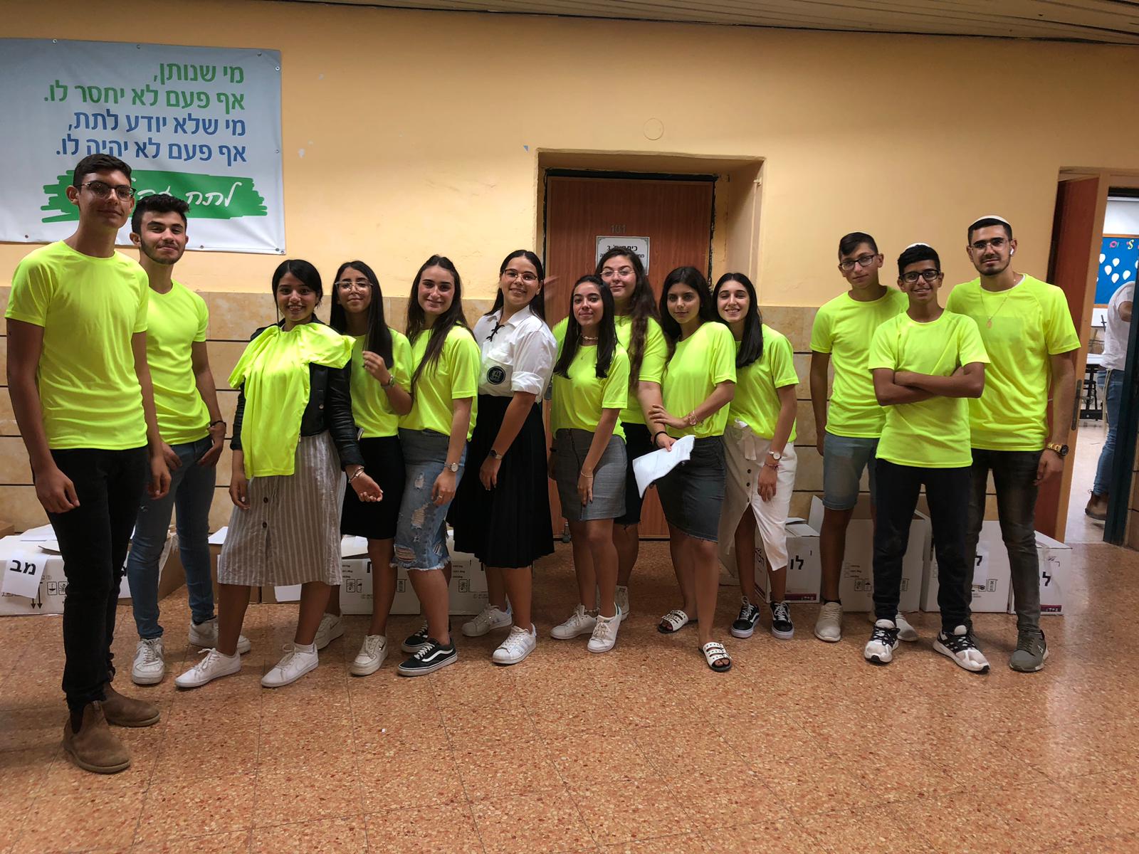 מתנדבי גרעין אביחי סניף בני עקיבא. צילום פרטי