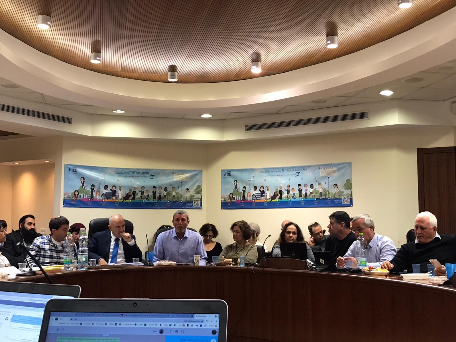 שר החינוך רפי פרץ בהערכת מצב 