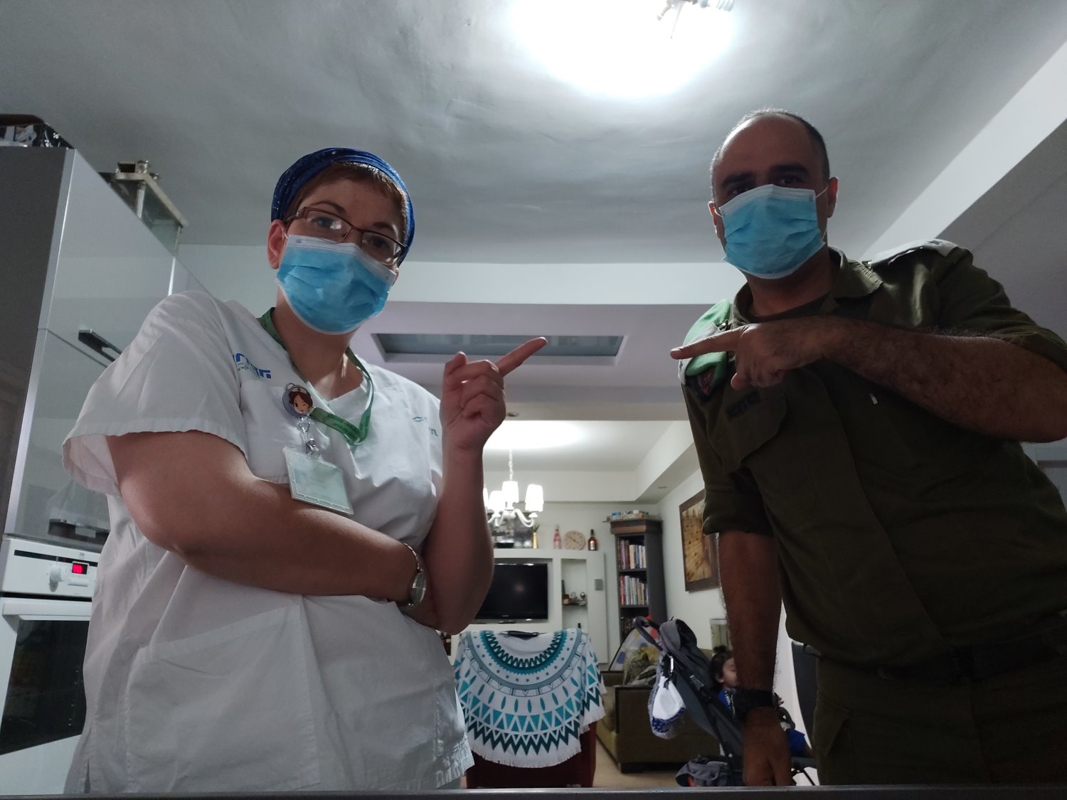 גיל וקרן נאור. צילום ביתי