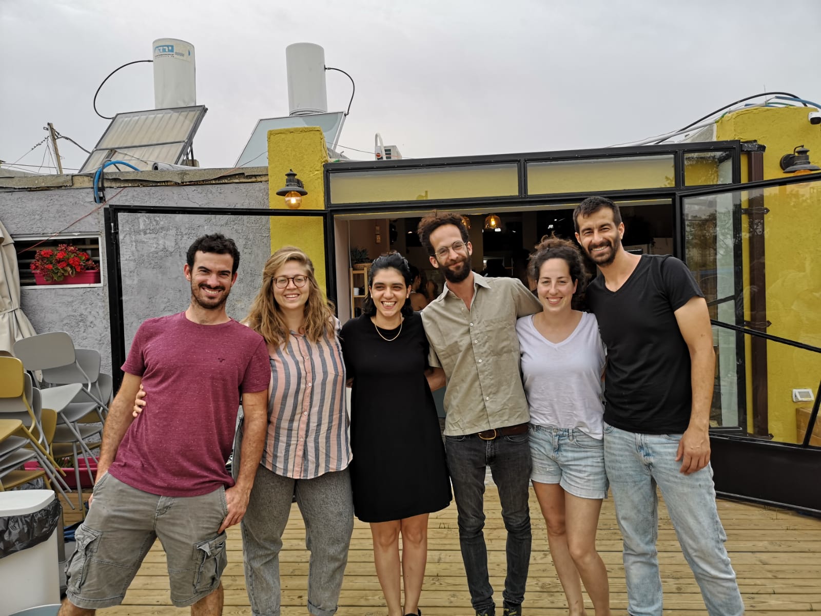 בעלי בית הקפה 'רגע, מקום בפארק'. קרדיט: רעות האס