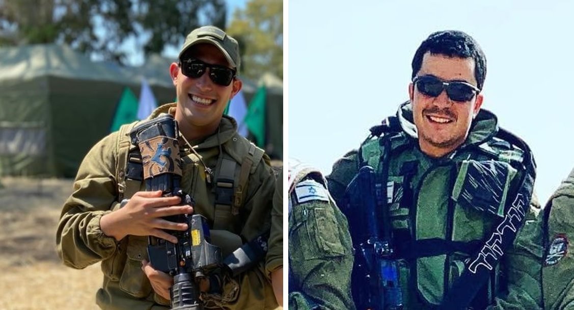 סרן אור יול וסרן גל רובין. קרדיט דובר צה"ל