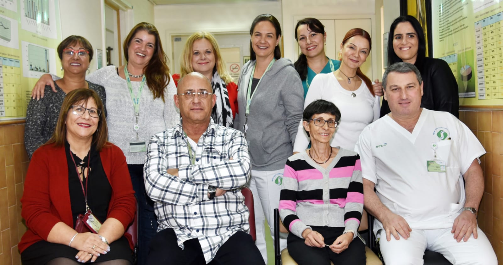 צוות היחידה למניעת זיהומים בסורוקה  צילום: דוברות סורוקה