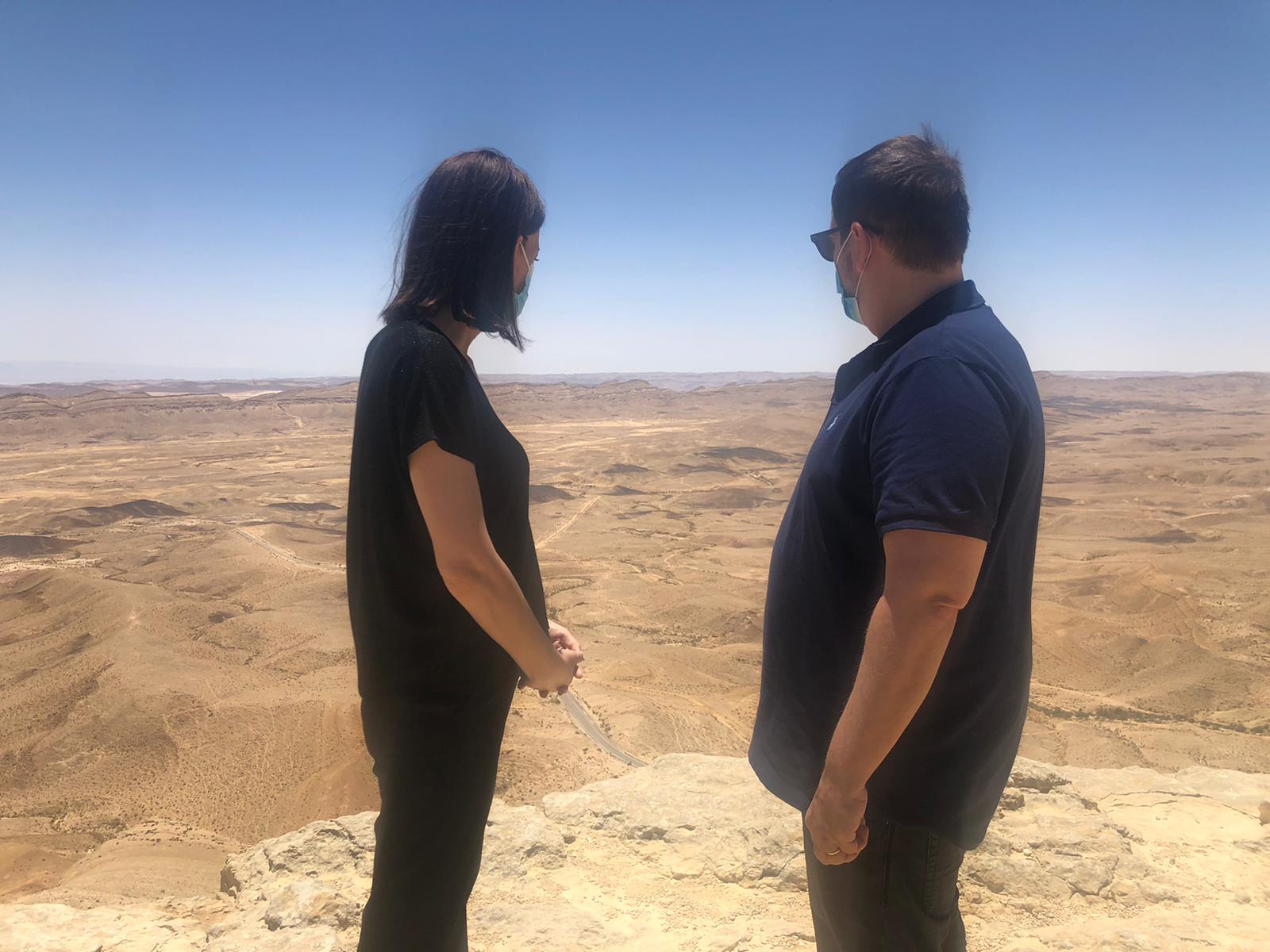 שר התיירות ביקר בירוחם 