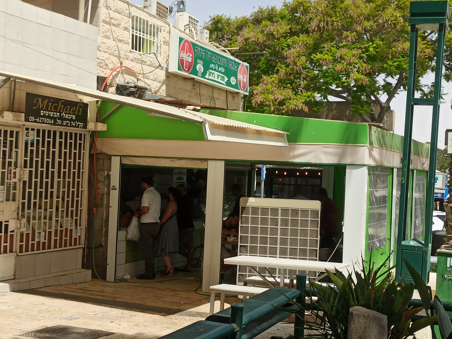 הפלאפל הירוק. צילום: יהלי אוזן