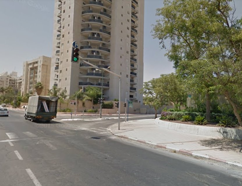 צומת המשחררים שמעוני. צילום מסך google maps