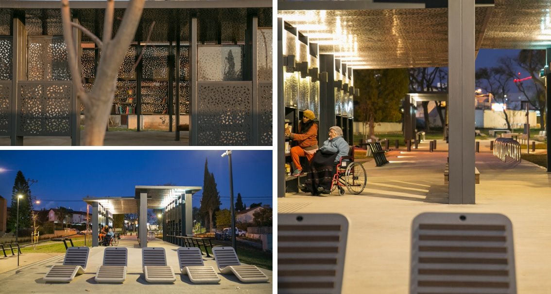 פארק הסופרים בבאר שבע. צילום: ניר כפרי