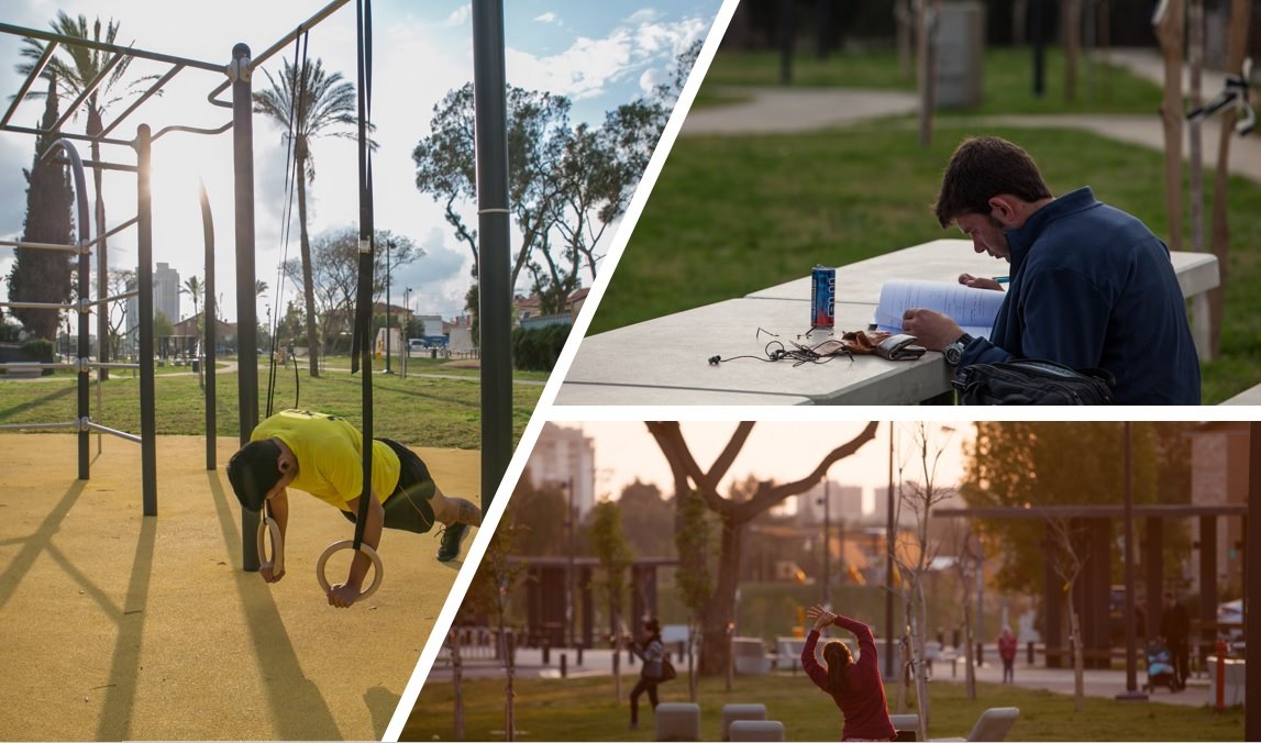 פארק הסופרים בבאר שבע. צילום: ניר כפרי