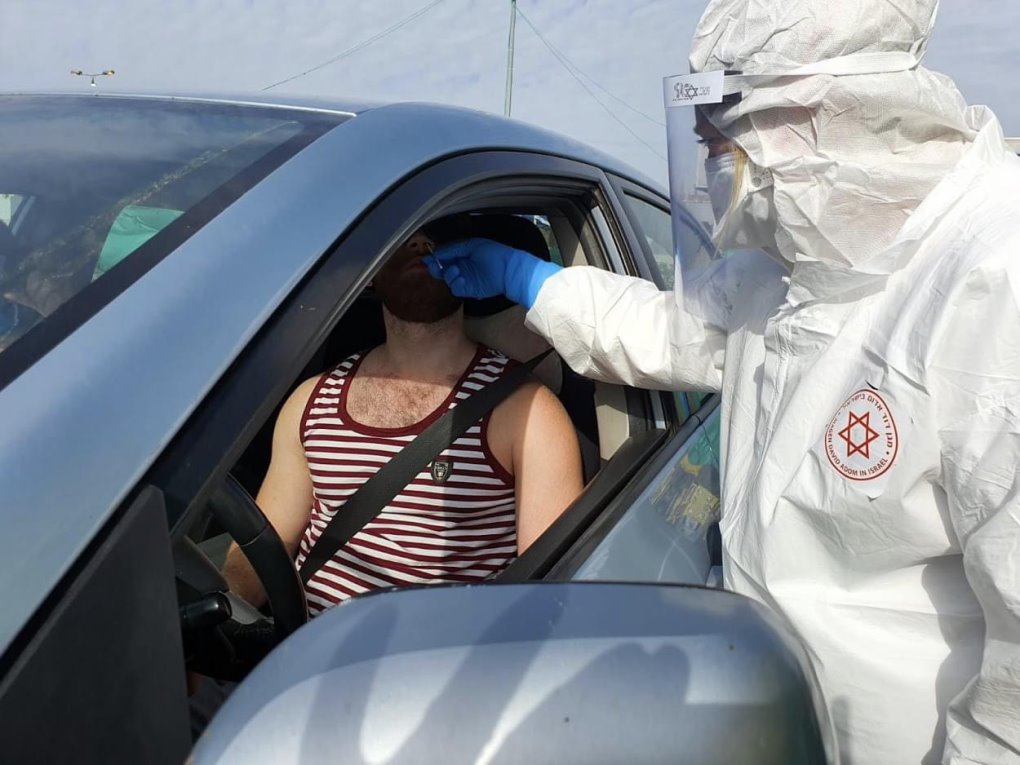 בדיקת קורונה - ארכיון משרד הבריאות