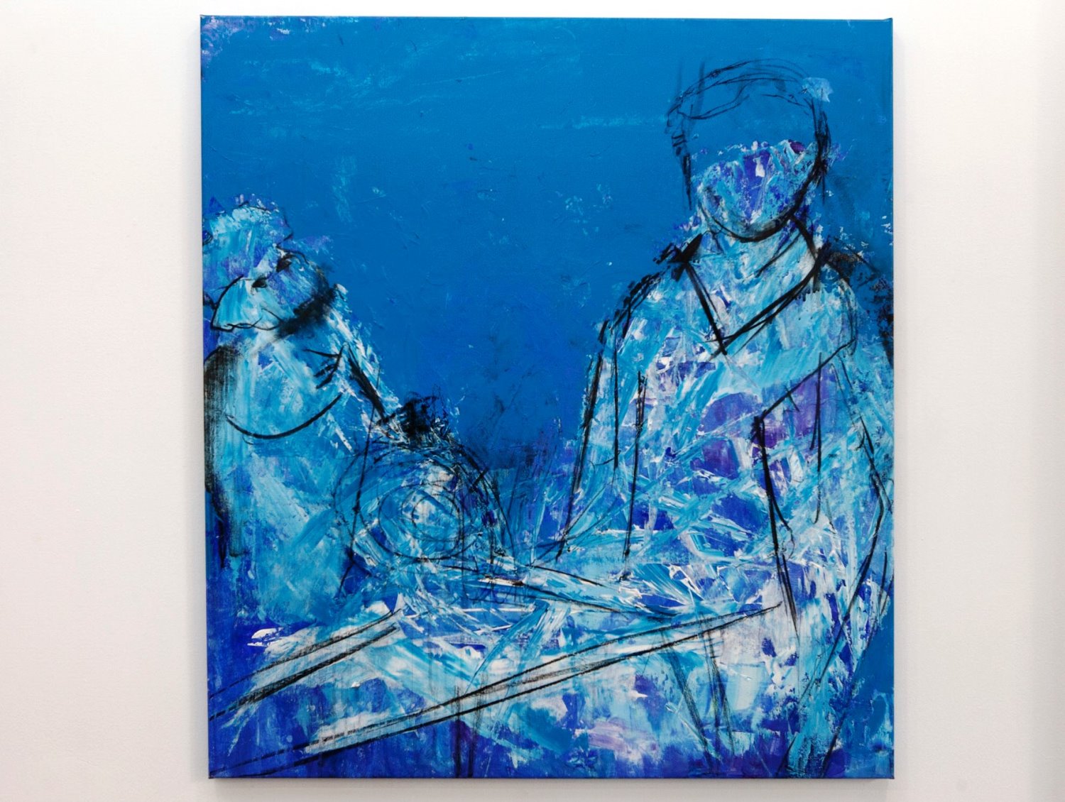 צילום יוגב ונונו תמונה פרידה שדה טכניקה מעורבת על בד  