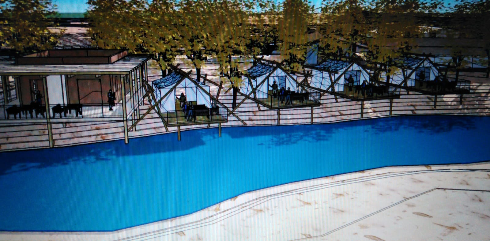 גלמפינג באגם ירוחם קרדיט הדמיה ארז לוטן