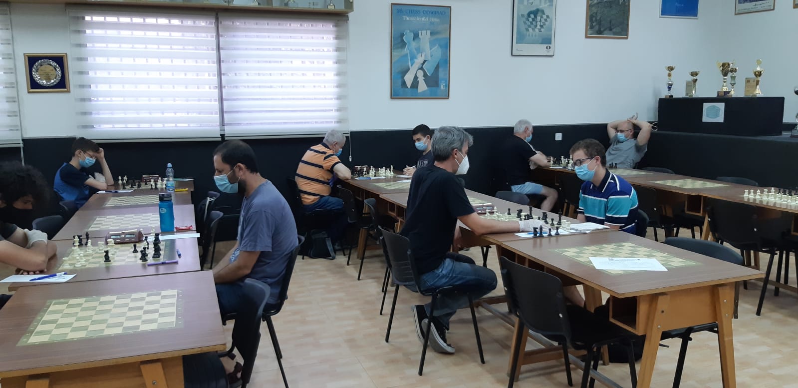 שחמט בימי קורונה. באדיבות מועדון השחמט באר שבע