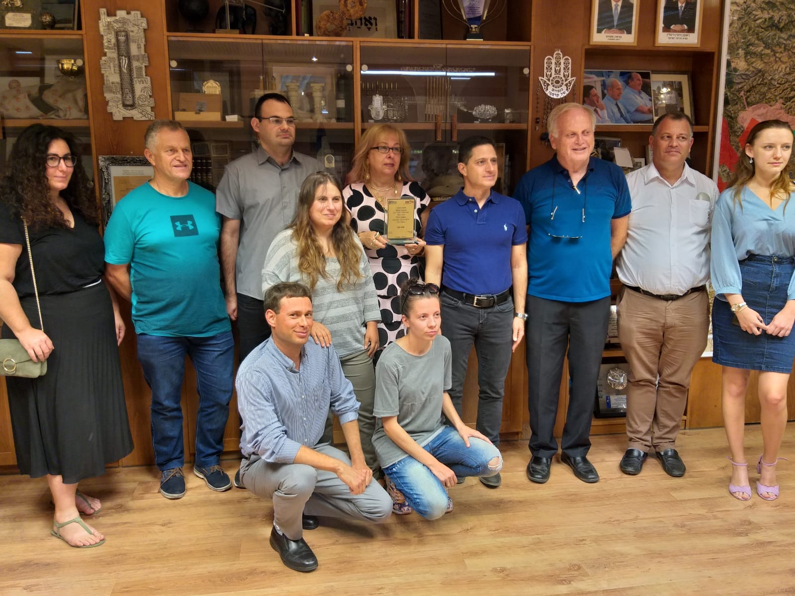  קבלת פנים אצל ראש העיר של באר שבע אחרי הזכיה בגביע המדינה ב - 2019, צילום באדיבות עיריית באר שבע