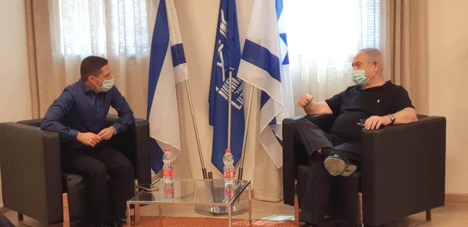 ראש העיר וראש הממשלה במפגש היום צילום מתוך העמוד הרשמי 