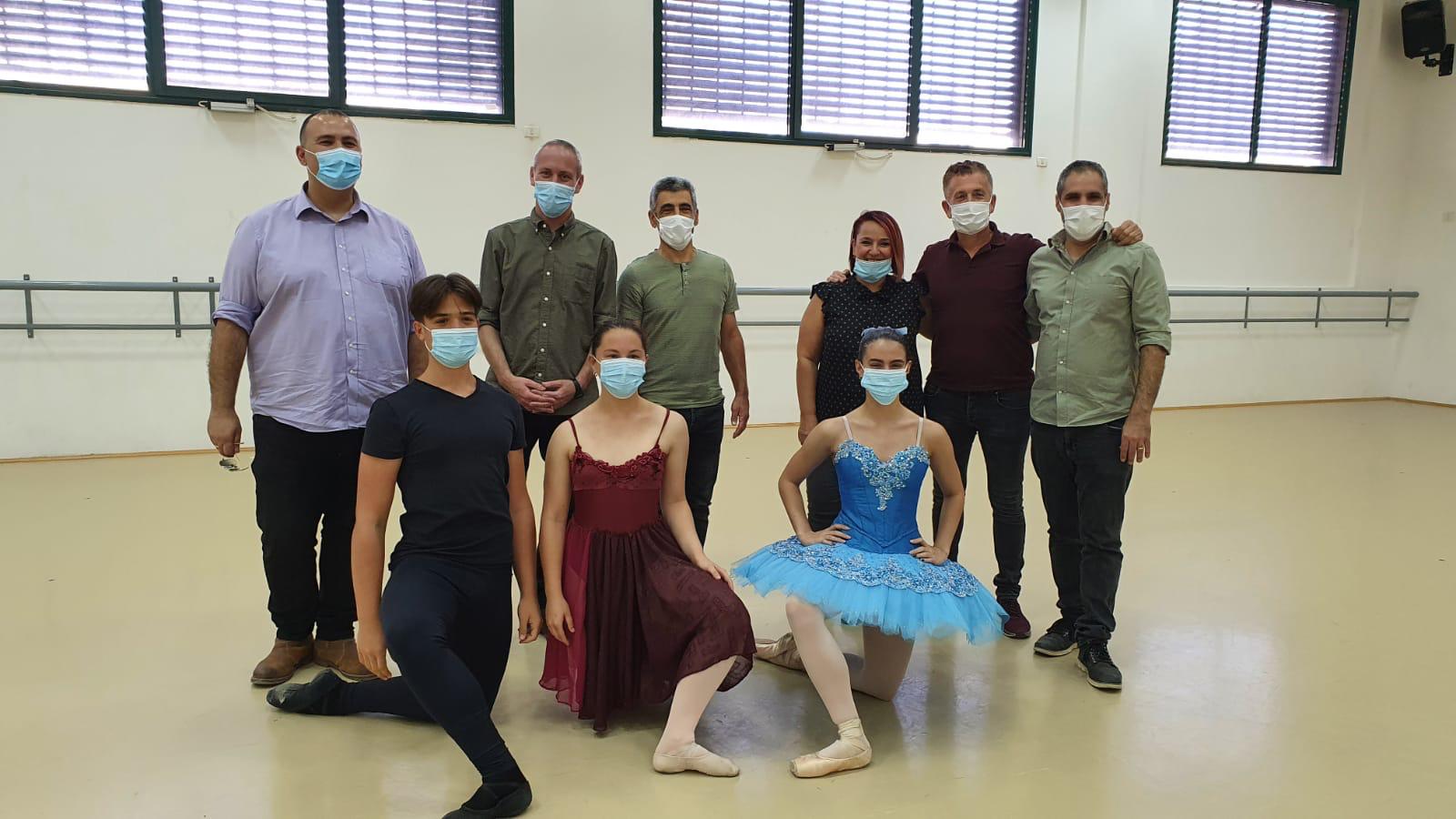 שר התרבות הגיע לביקור בבאר שבע 