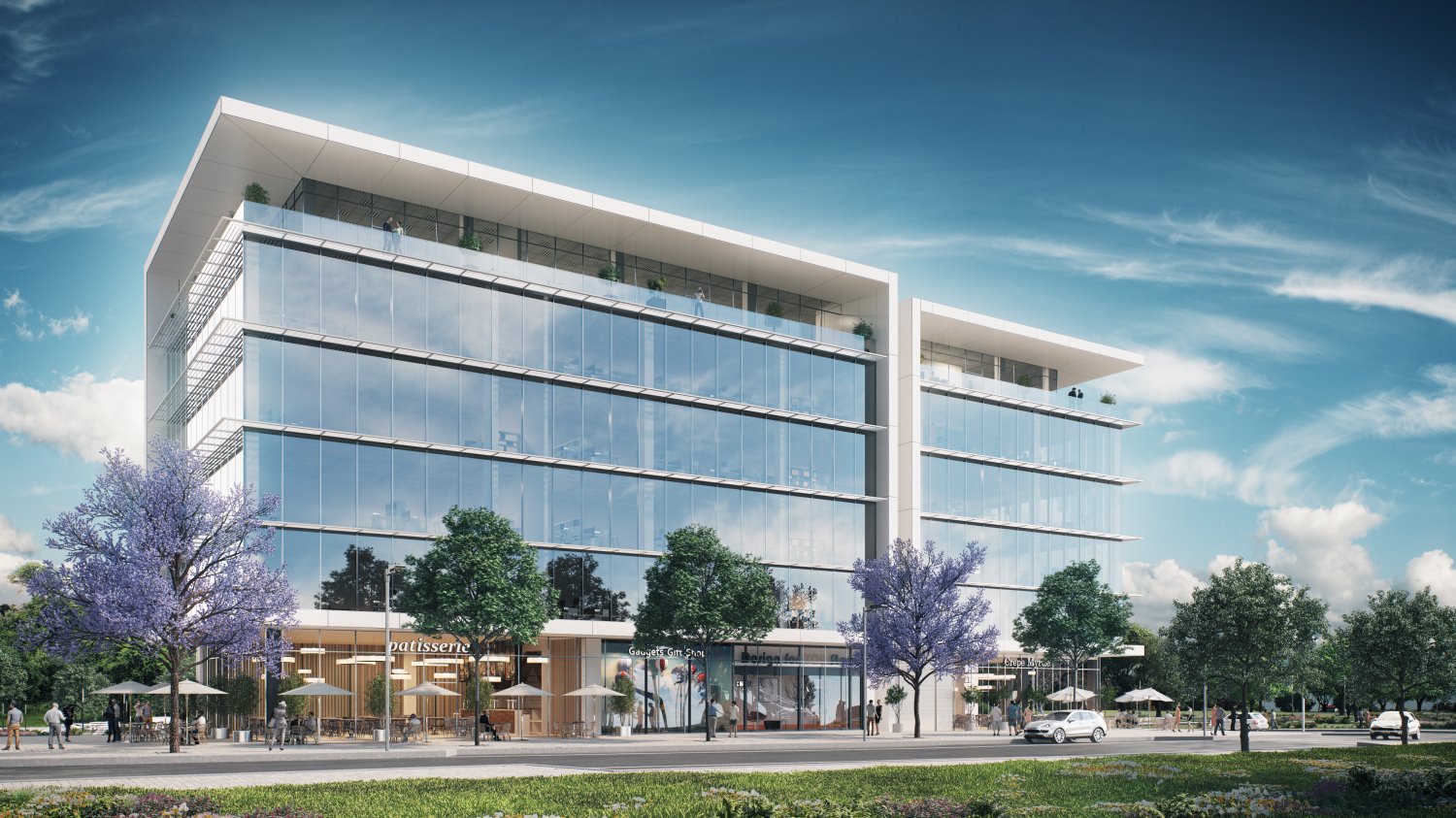 הדמיה בניין נקסט בעומר 