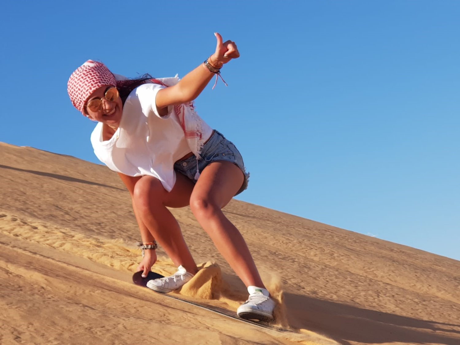 גלישת חולות בשבטה צילום דרור במדבר 