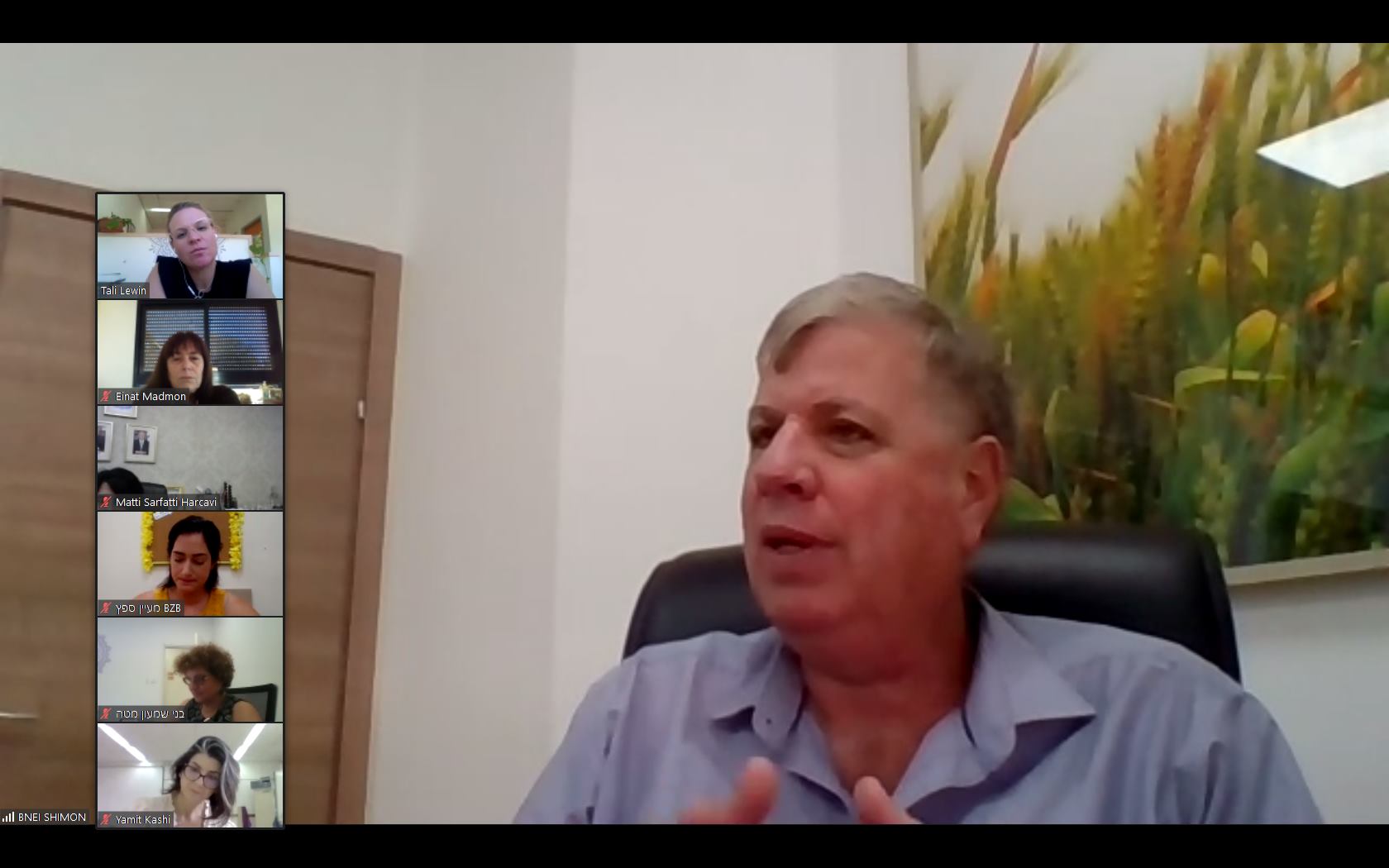 דואגים לכלכלה צילום באדיבות מועצה אזורית בני שמעון 