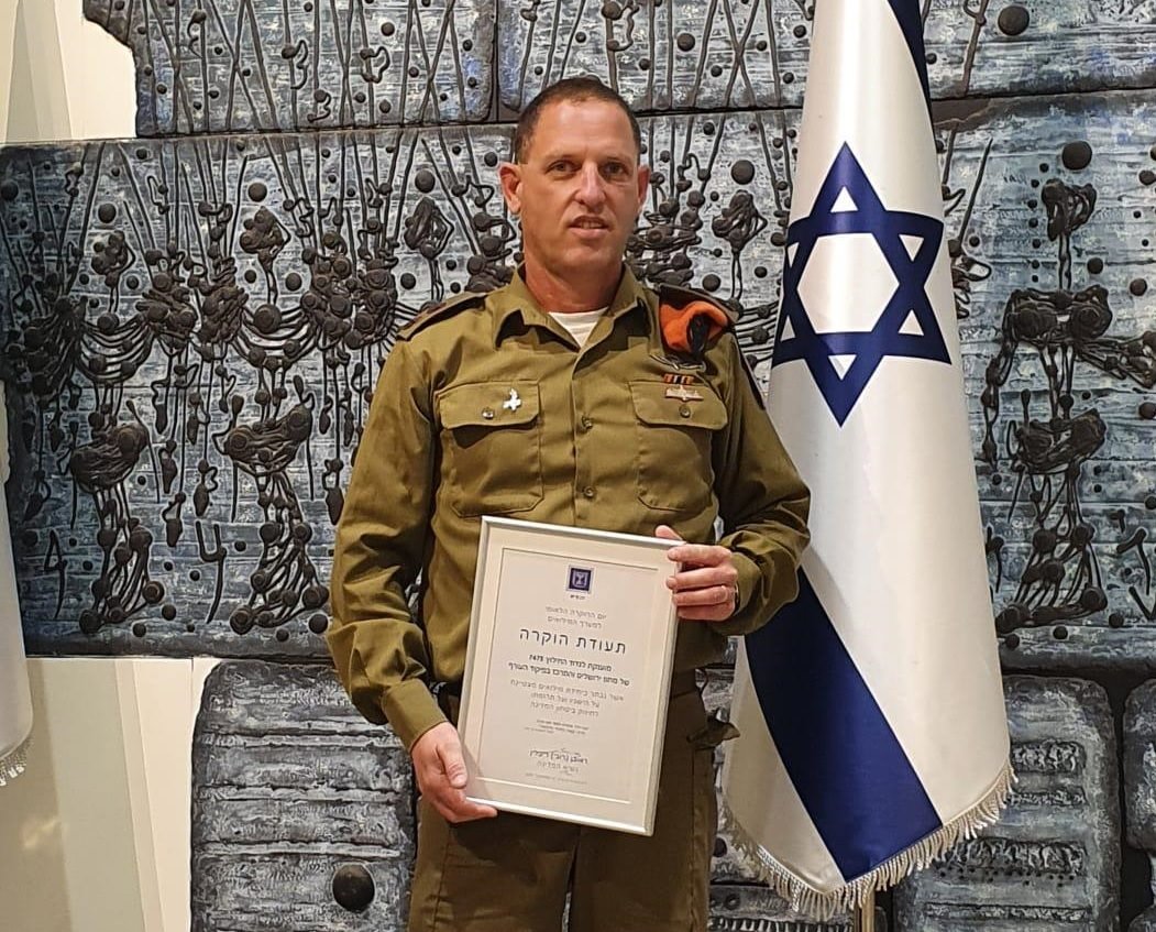 סא"ל במיל' ארנון שקמה. קרדיט דובר צה"ל