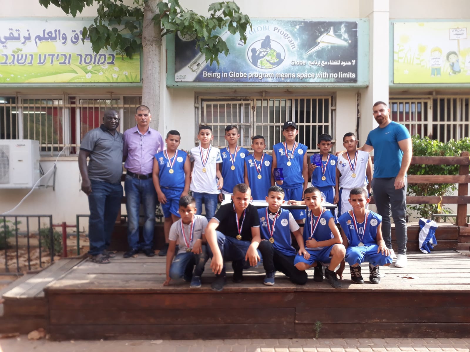 קבוצת הכדורסל הפועל רהט. קרדיט נתן וטרסקו