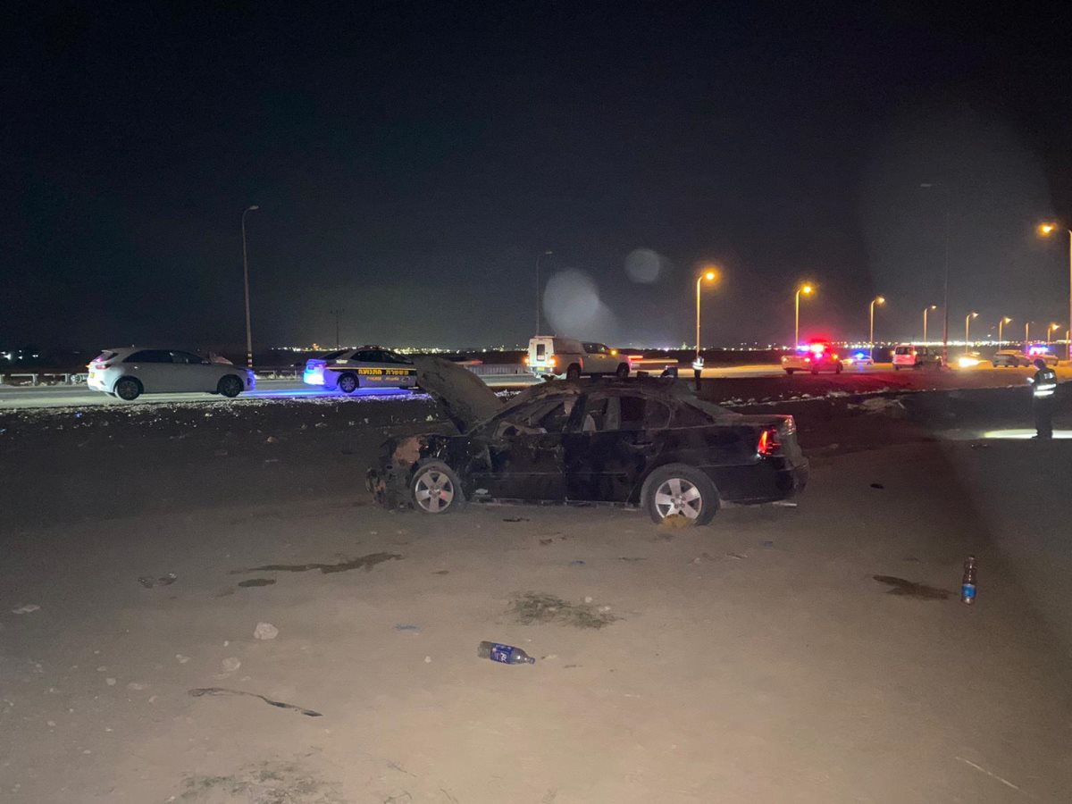 זירת התאונה. קרדיט - תיעוד מבצעי מד"א